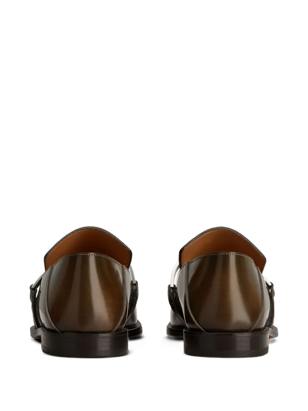 Tod's Leren loafers met streepdetail Bruin