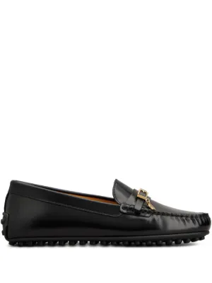 Tod's レザーローファー | ブラック | FARFETCH JP