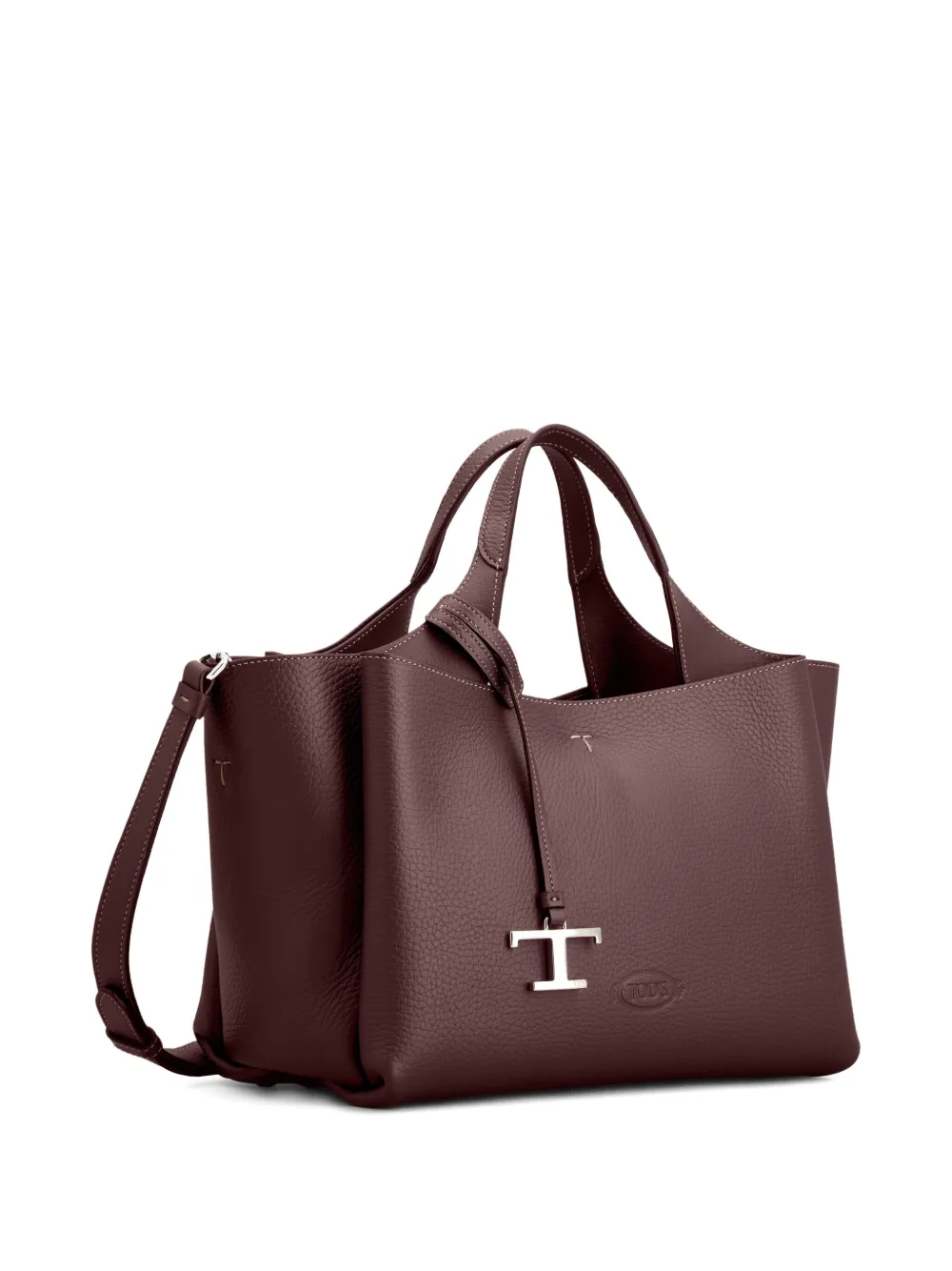 Tod's Medium leren shopper Rood