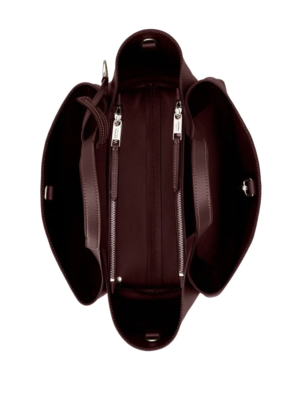 Tod's Medium leren shopper Rood