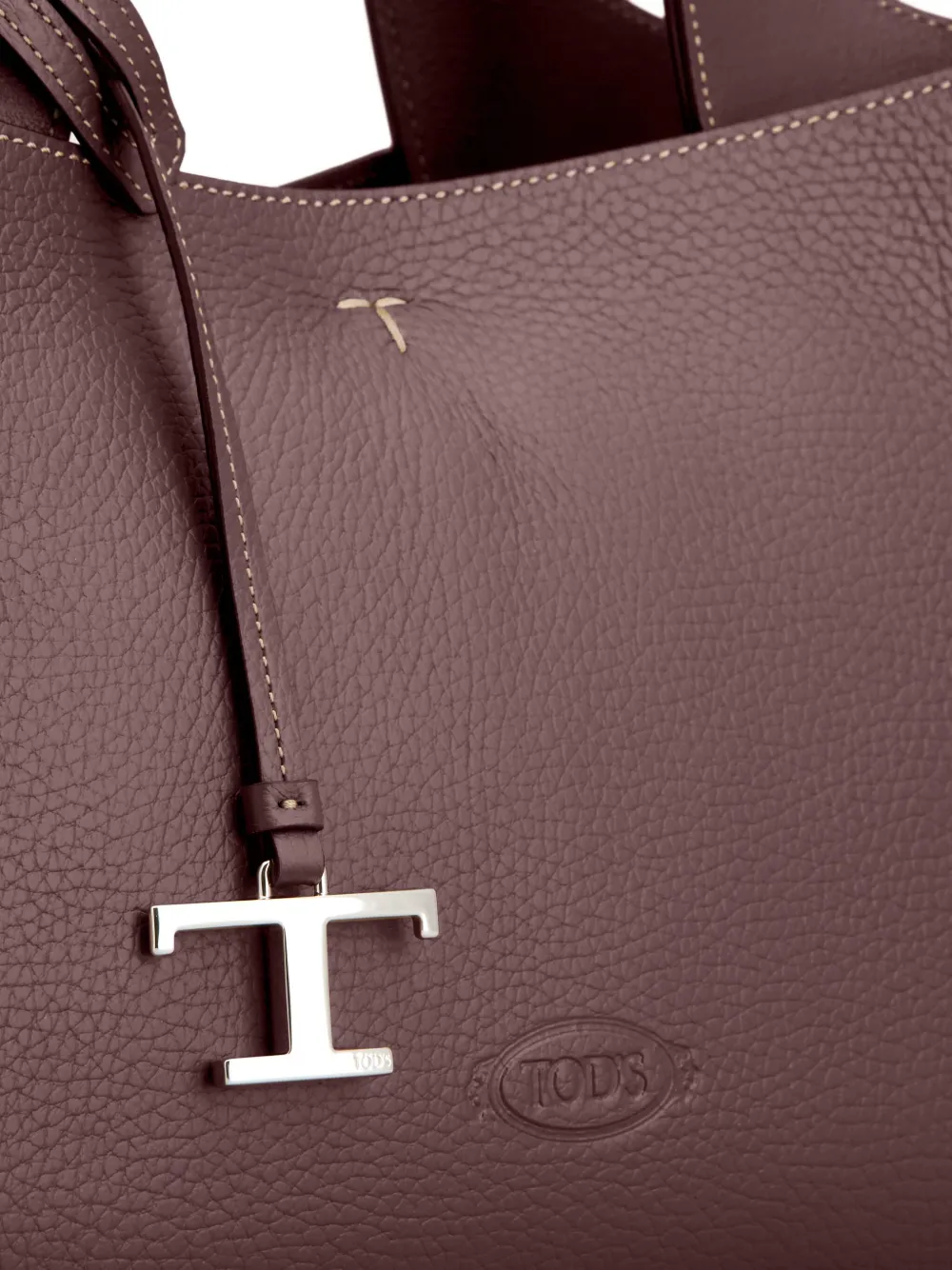 Tod's Medium leren shopper Rood