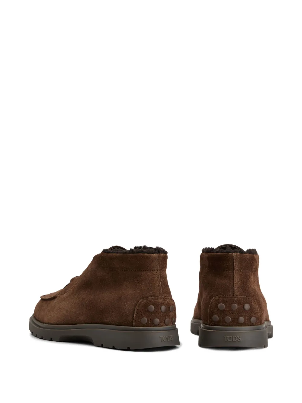 Tod's Suède desert boots Bruin