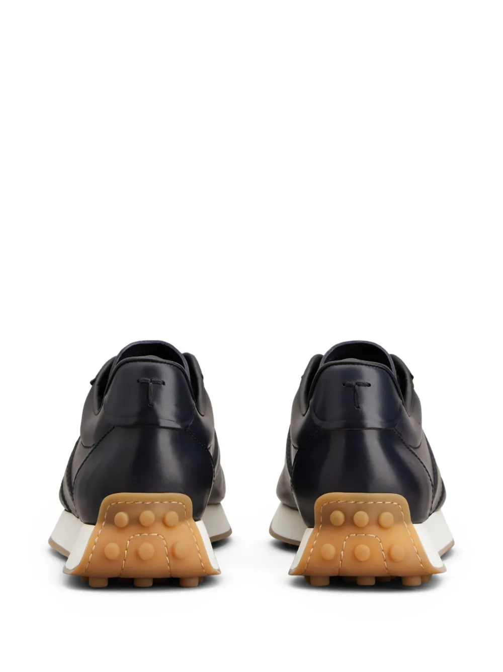 Tod's Leather Lace-up Sneakers In Blue