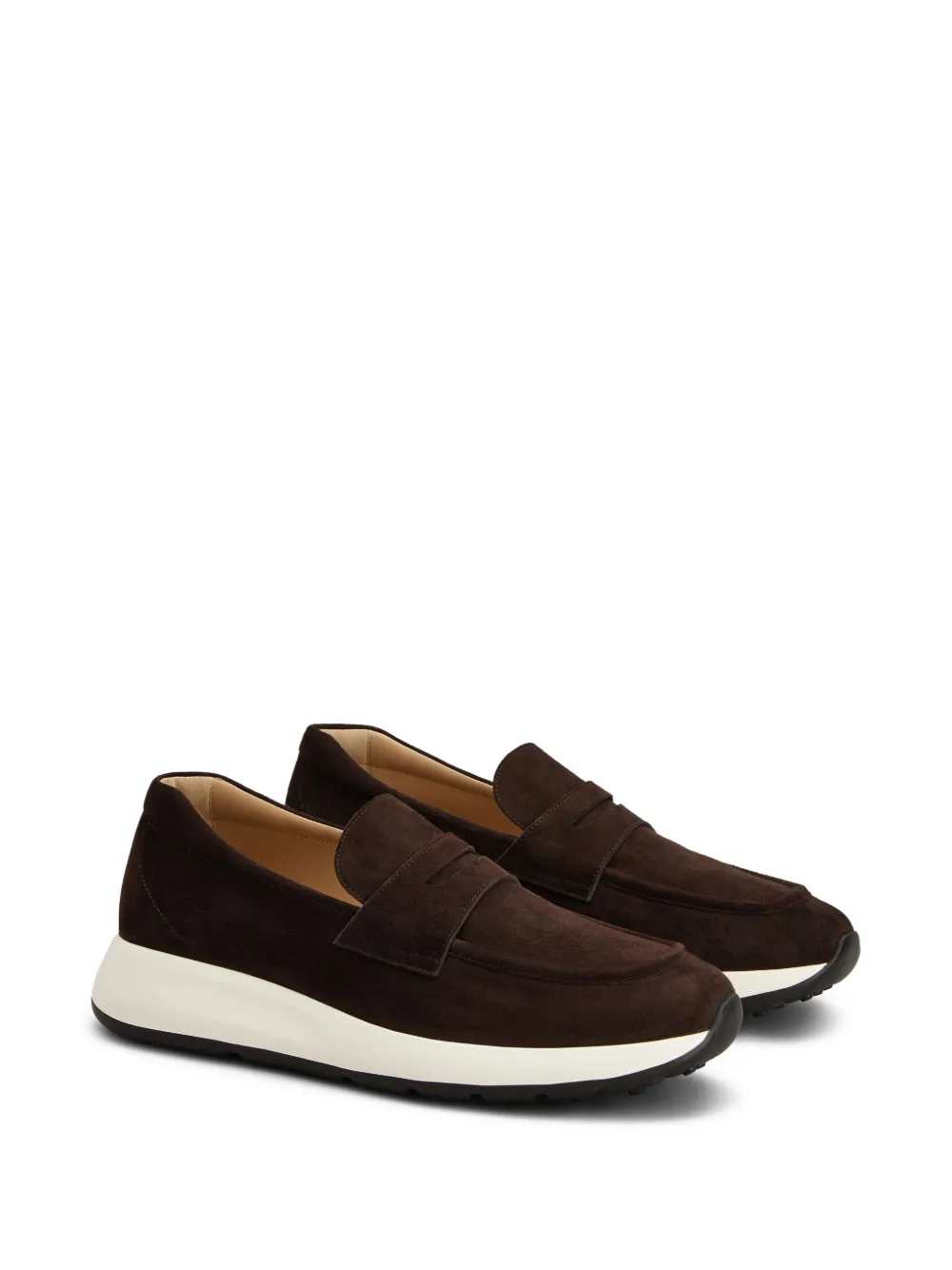 Tod's suede loafers Brown