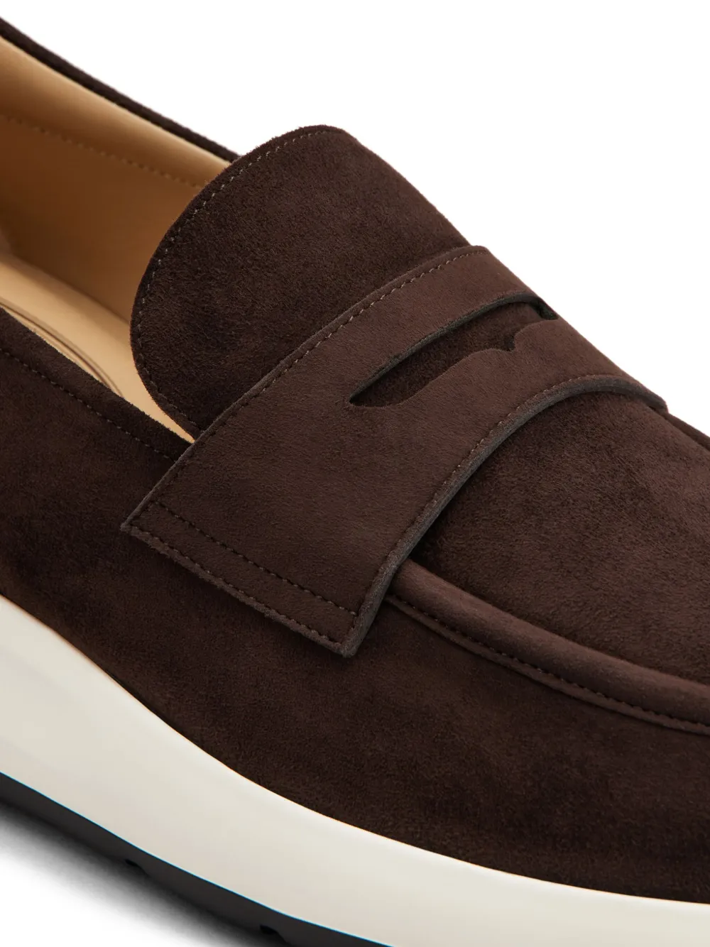 Tod's suede loafers Brown