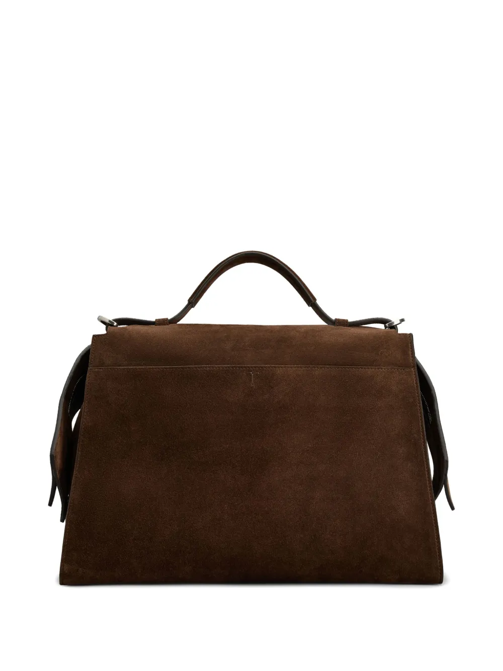Tod's Suède schoudertas met handgreep - Bruin
