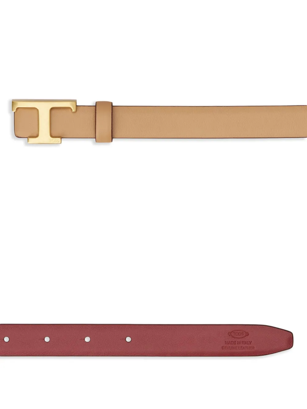 Tod's Leren riem Bruin
