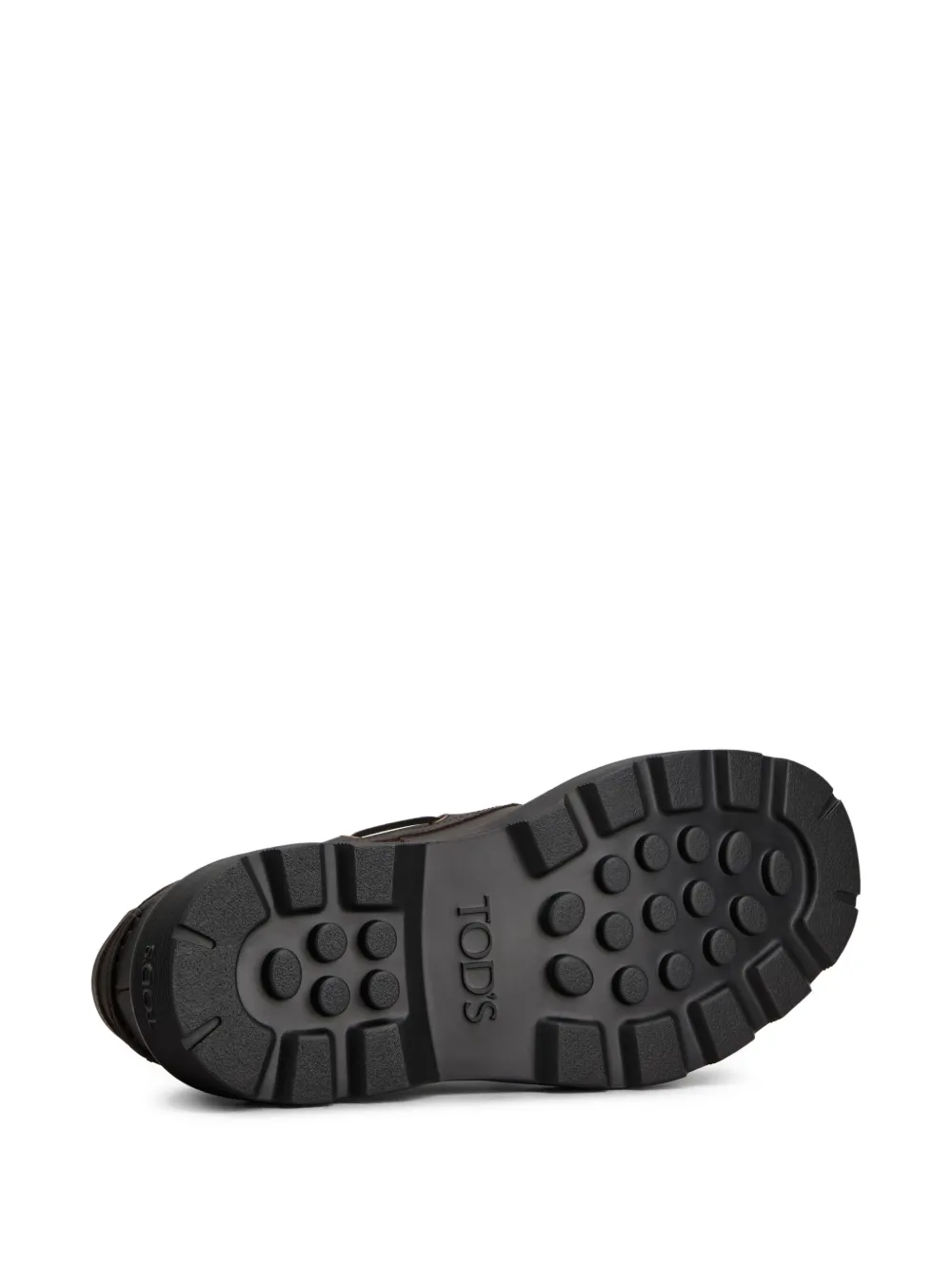 Tod's leather boat shoes Brown