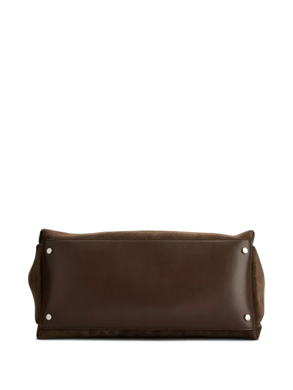 Tod's Medium Suede Tote Bag | Brown | FARFETCH Tod's Medium Suede Tote Bag | Brown | FARFETCH