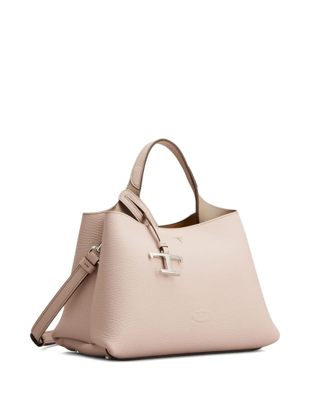 Tod's Kleine leren shopper Beige