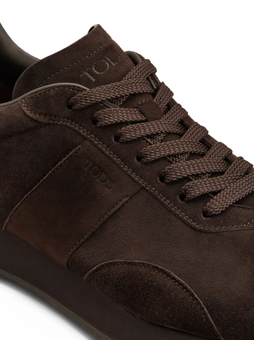 Tod's suede sneakers Brown