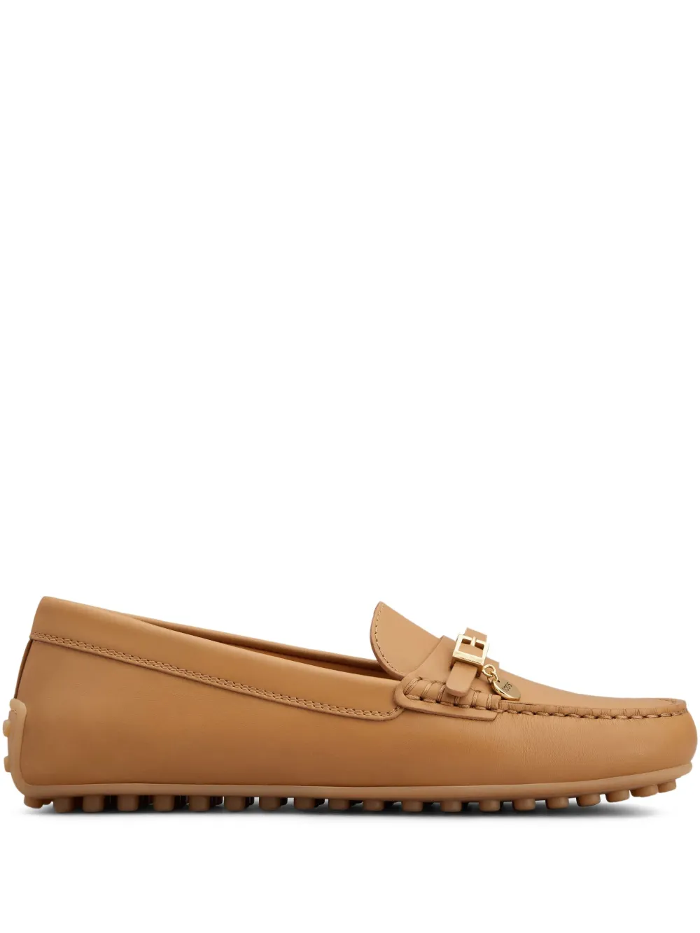 Tod's leather loafers Brown