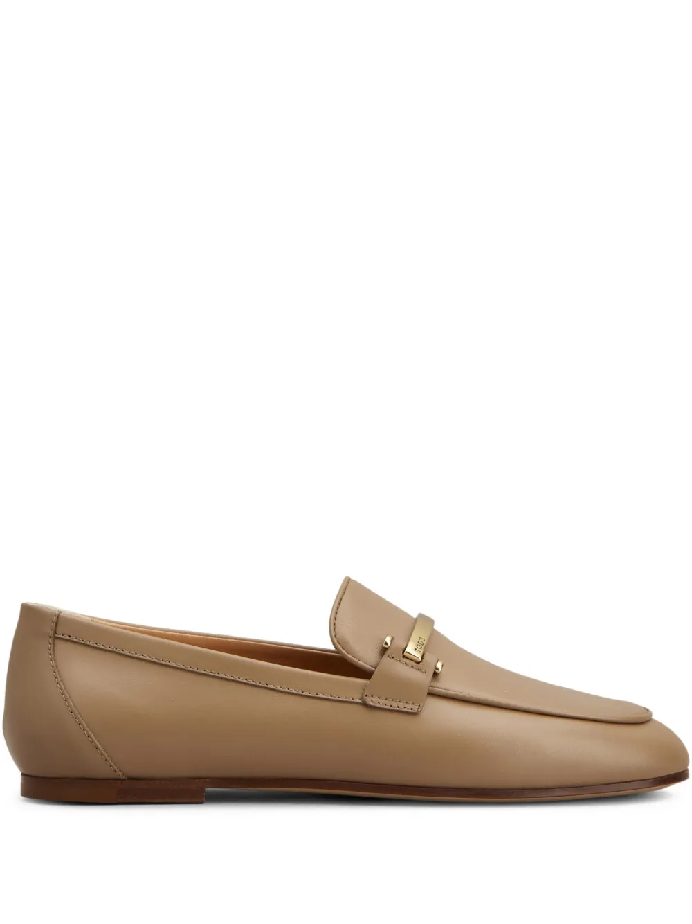 Tod's leather loafers Neutrals