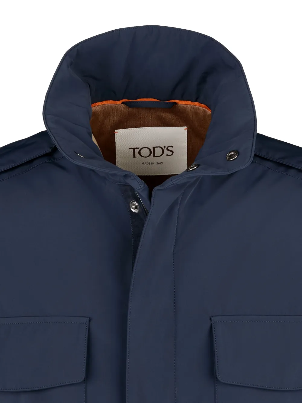Tod's Multi-pocket Jacket In Blue