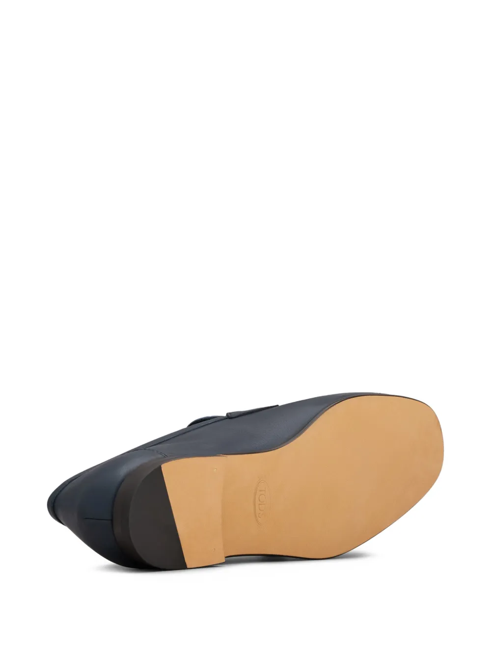 Tod's leather loafers Blue