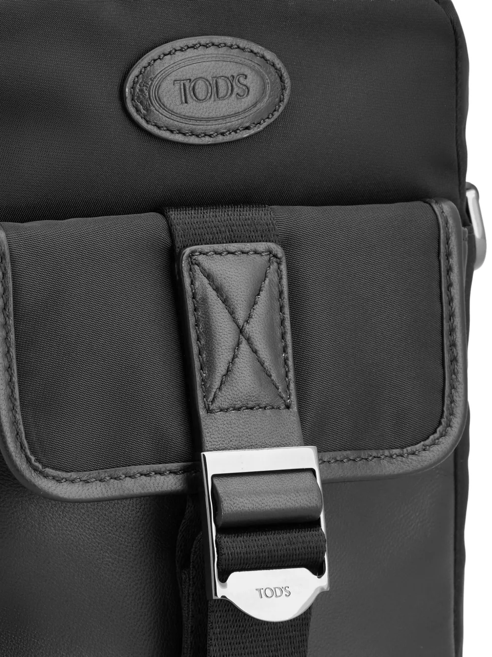 Tod's Messengertas met ritssluiting Zwart