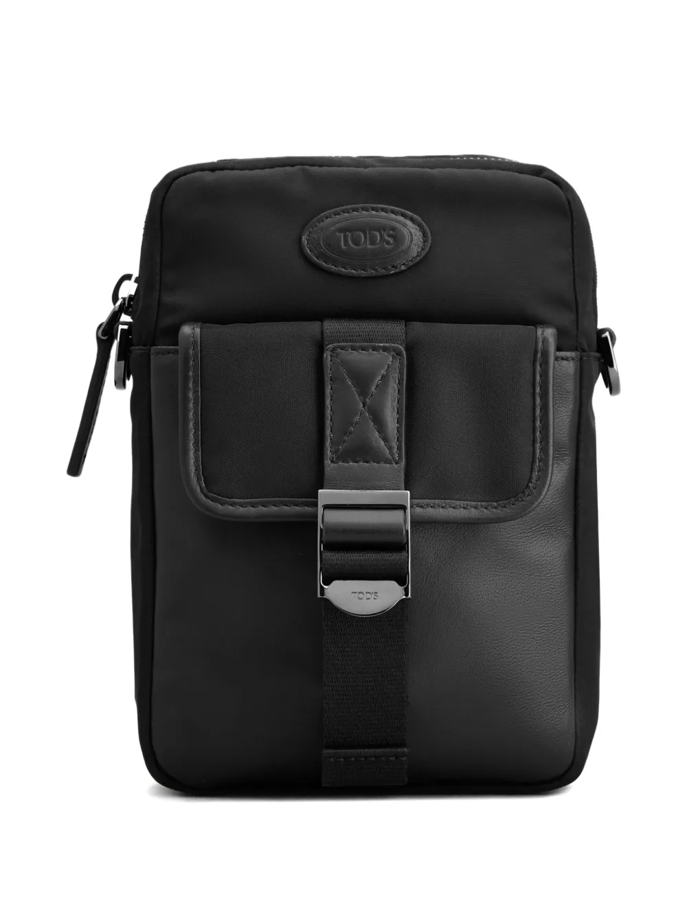 Tod's Messengertas met ritssluiting Zwart