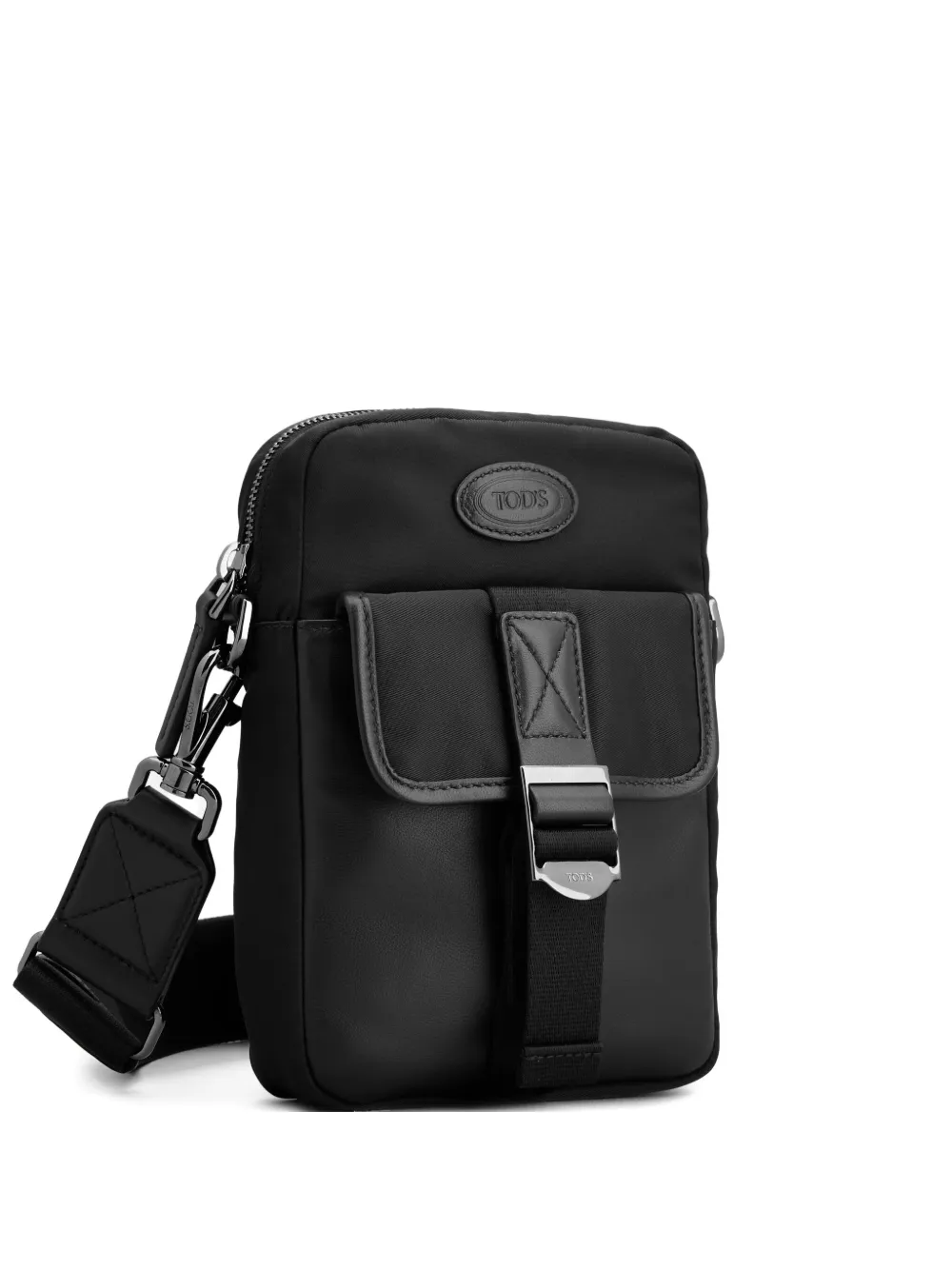 Tod's Messengertas met ritssluiting Zwart
