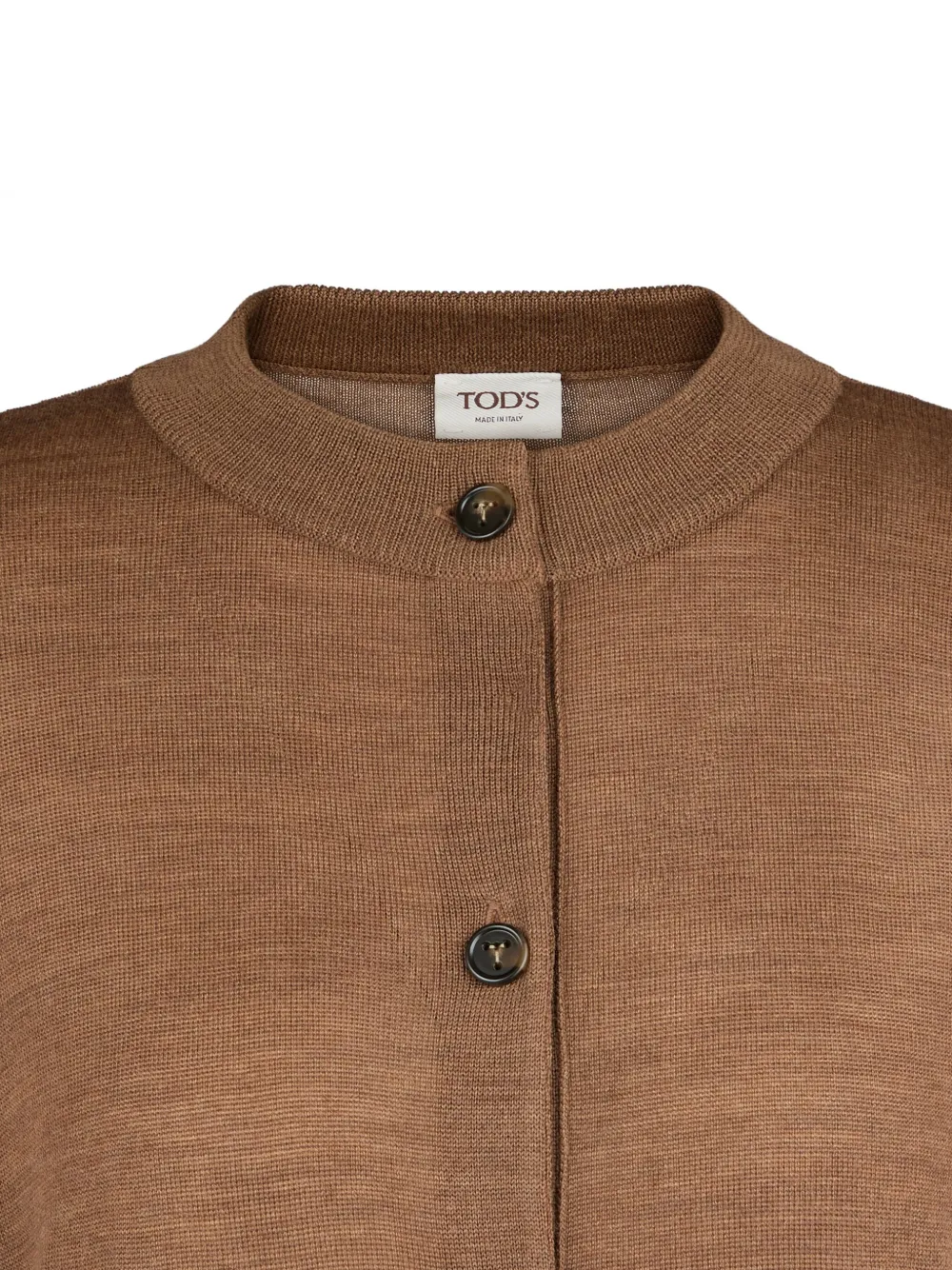 Tod's Vest met knoop Bruin