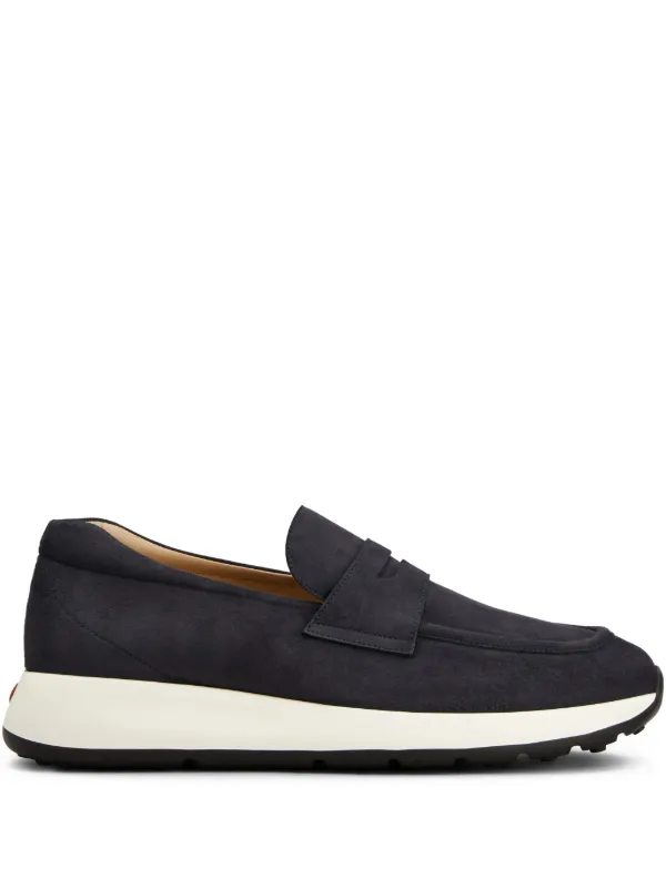 Tod's スエード ローファー | ブルー | FARFETCH JP