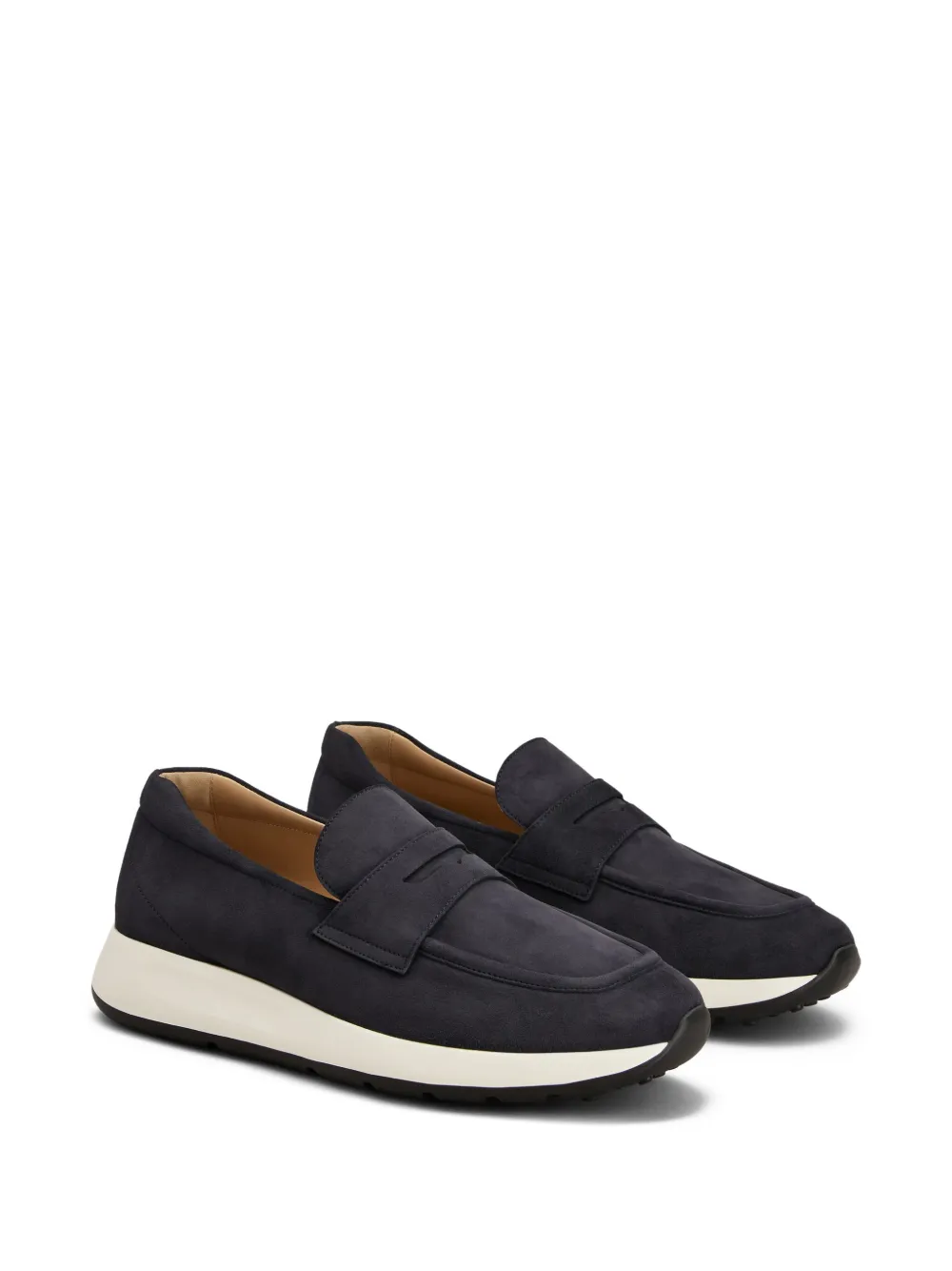 Tod's suede loafers Blue