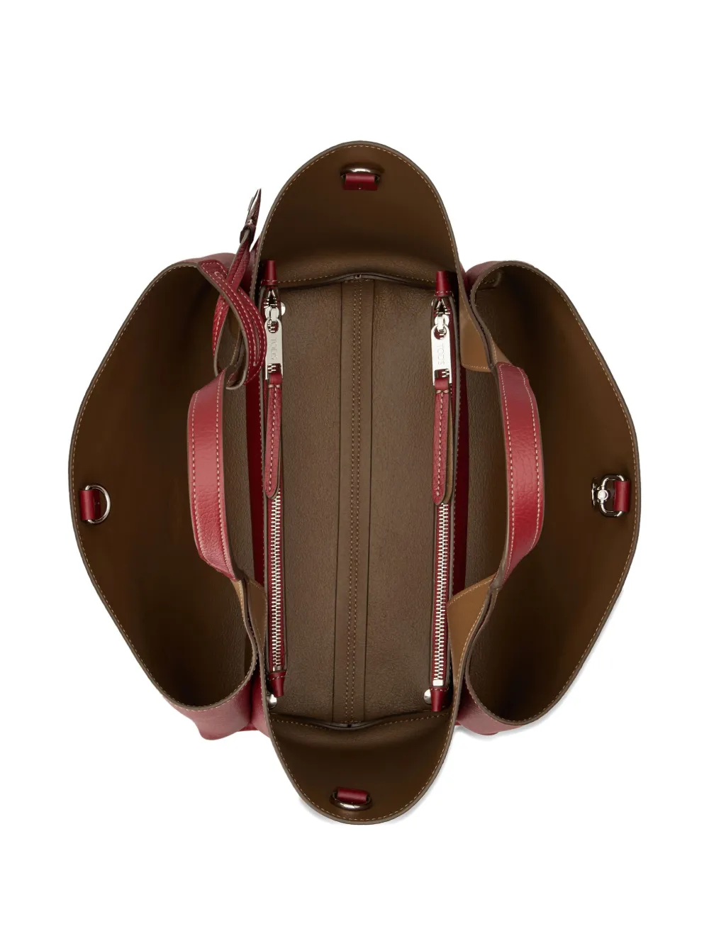 Tod's Saddle shopper Rood