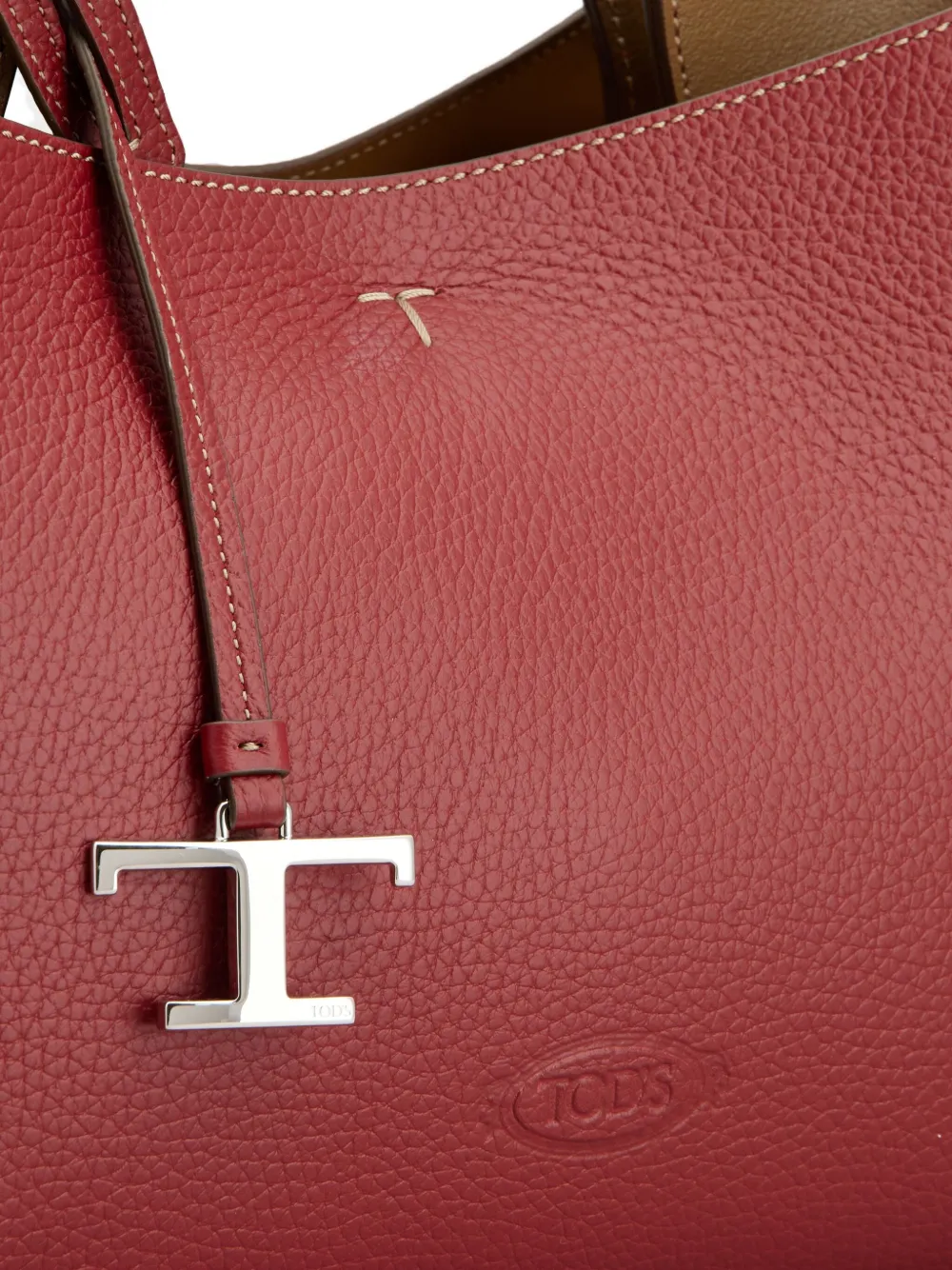 Tod's Saddle shopper Rood