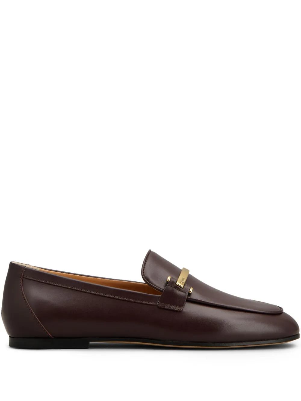 Tod's leather loafers Red