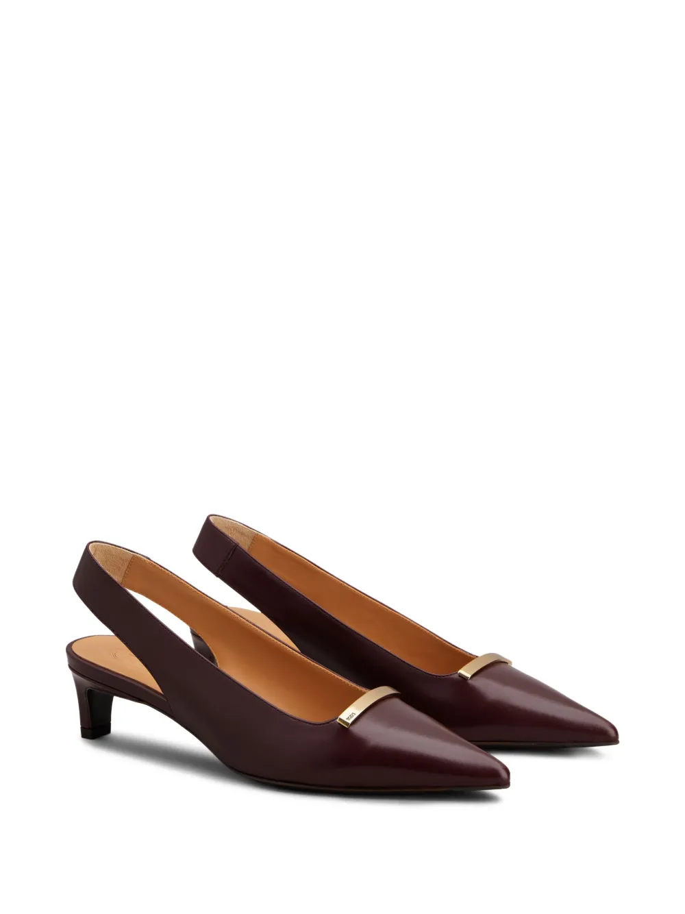 Tod's 40mm leather pumps Red