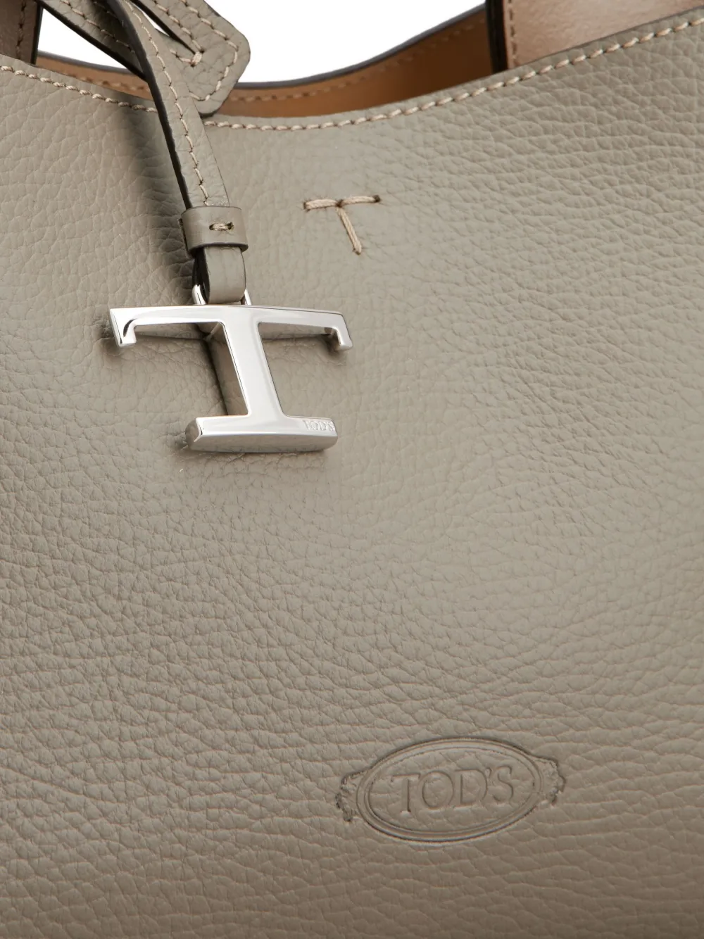 Tod's T-logo leather mini bag Bruin