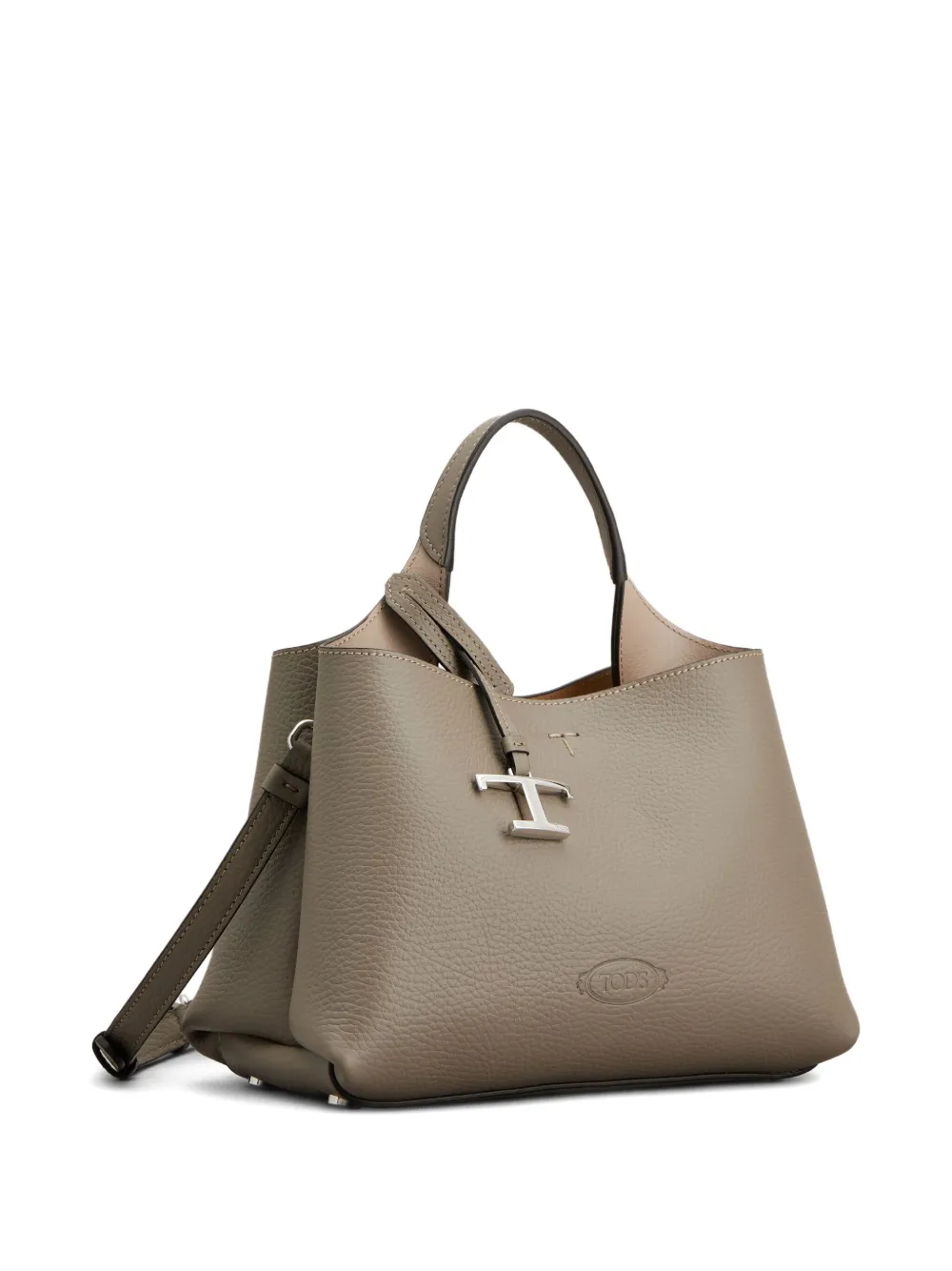 Tod's T-logo leather mini bag Bruin