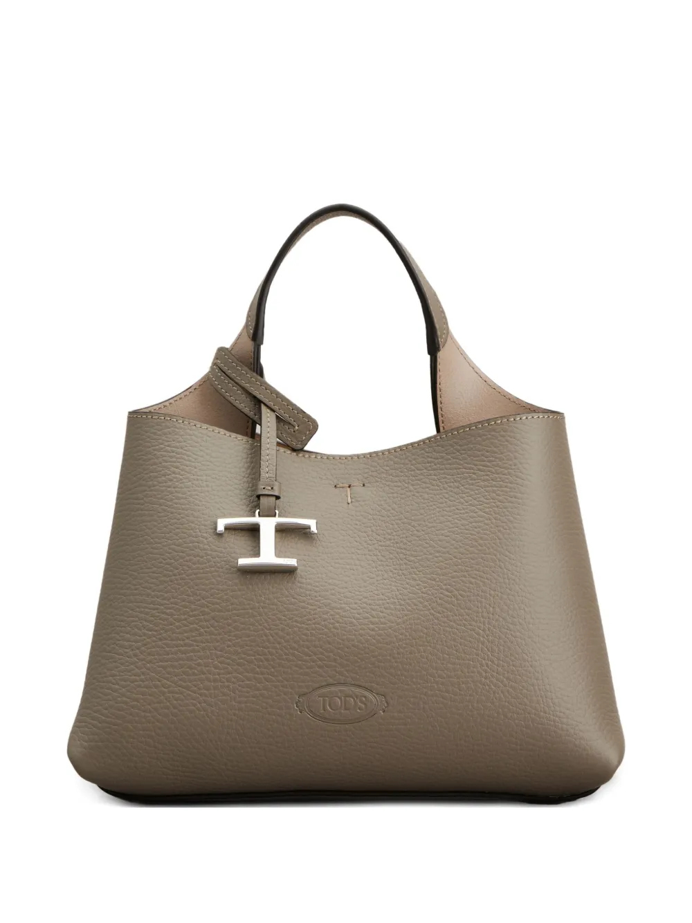 Tod's T-logo leather mini bag Bruin