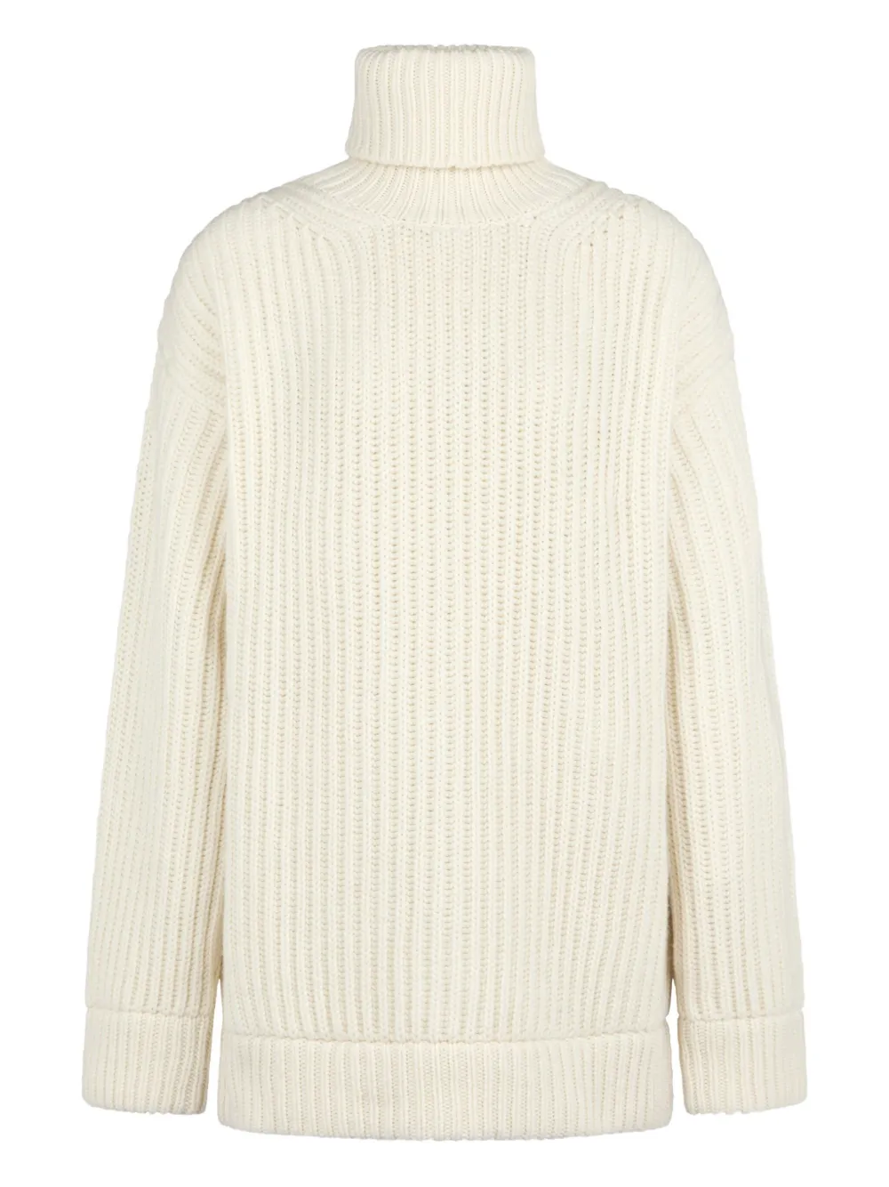 Tod's Turtleneck Sweater In Neutral