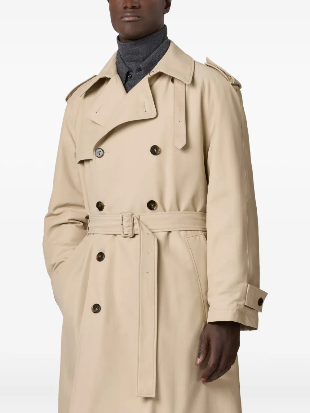 Tod's Trenchcoat met ceintuur Beige