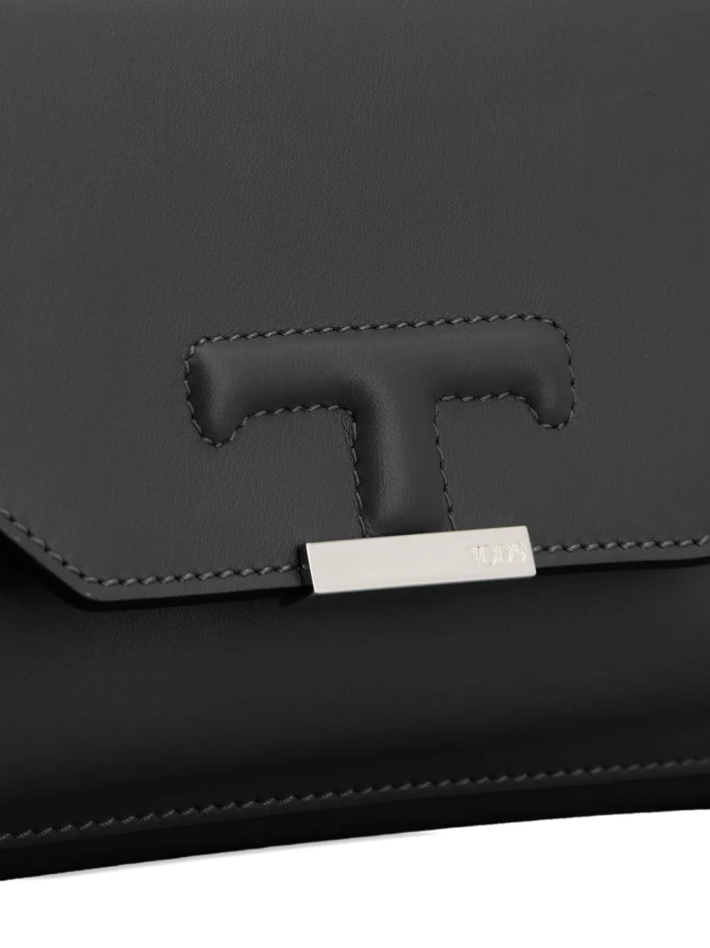Tod's Kleine heuptas met T-reliëf en rits Zwart