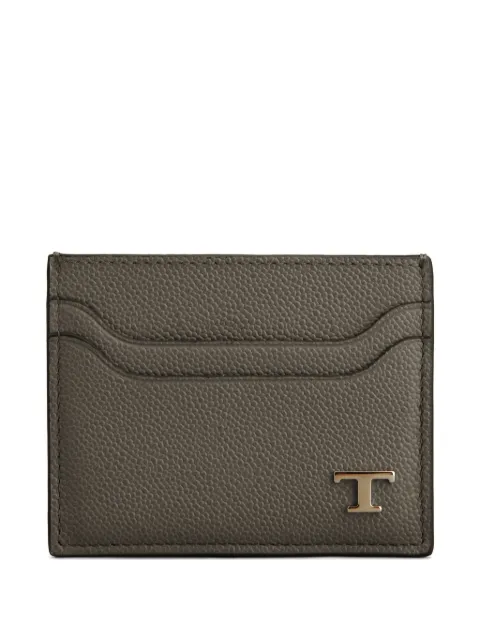 Tod's T-logo leather card holder