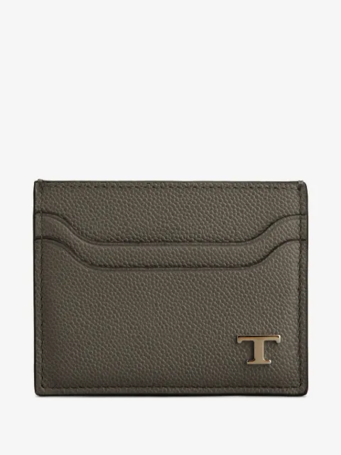 Tod's T-logo leather card holder