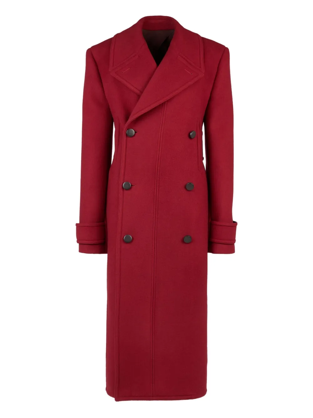 Tod's Double-breasted Coat In Animal Print