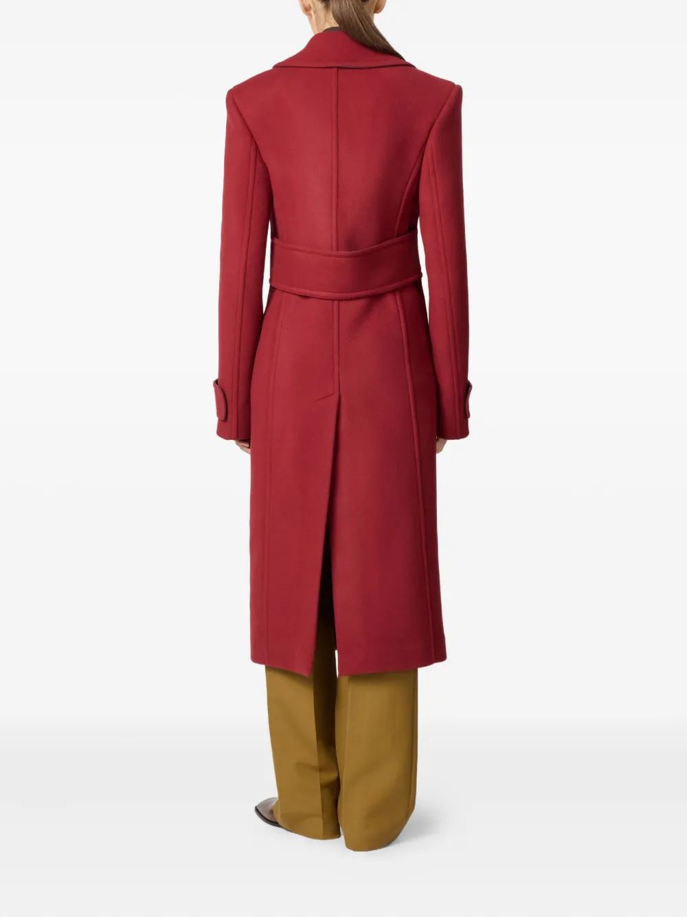 Tod's Double-breasted Coat In Animal Print