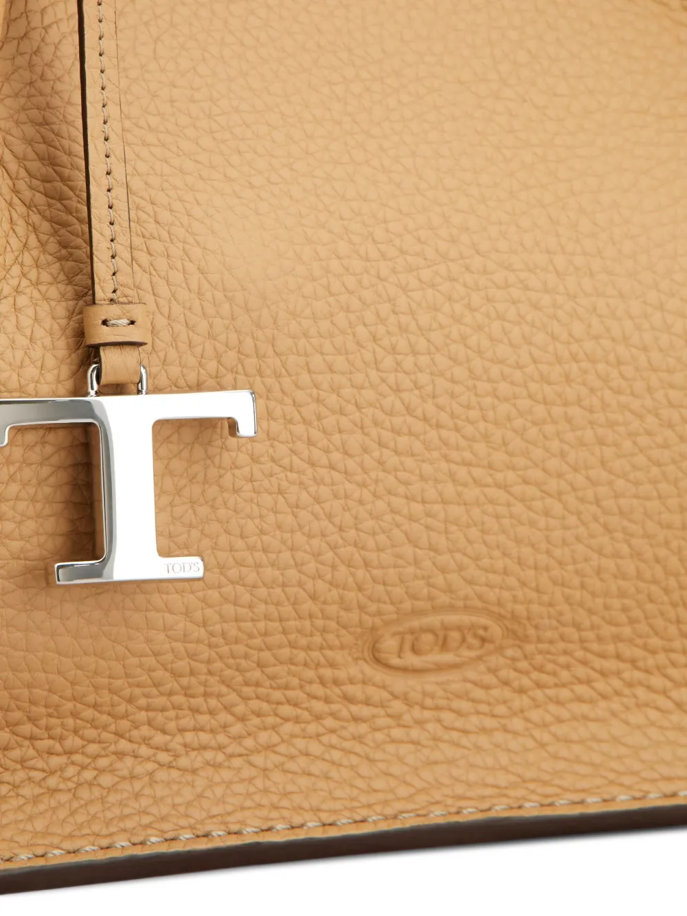 Tod's Leren shopper Bruin