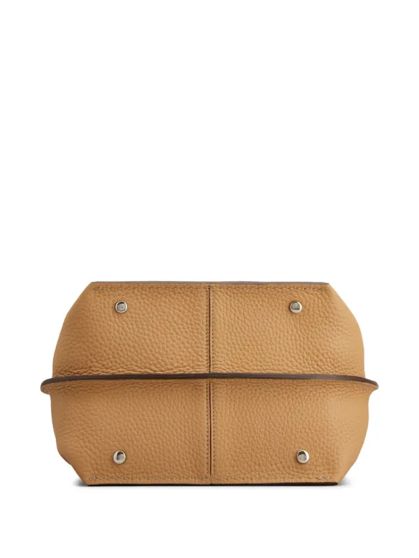 【TOD'S】関税込☆レザーハンドバッグ トートバッグ ブラウン Tod's レザーバッグ | ブラウン | FARFETCH JP