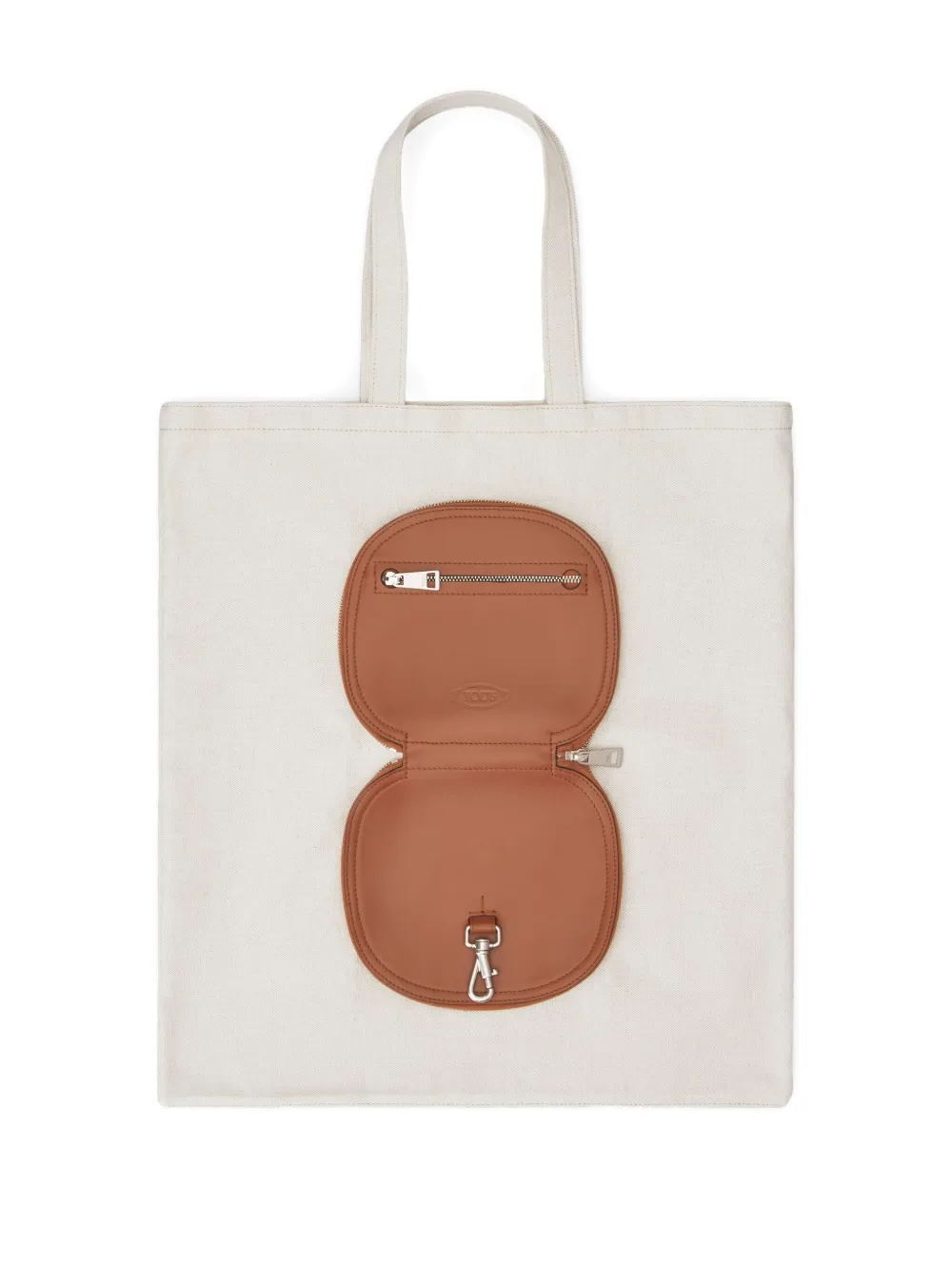 Tod's Shopper met afneembare buidel Wit