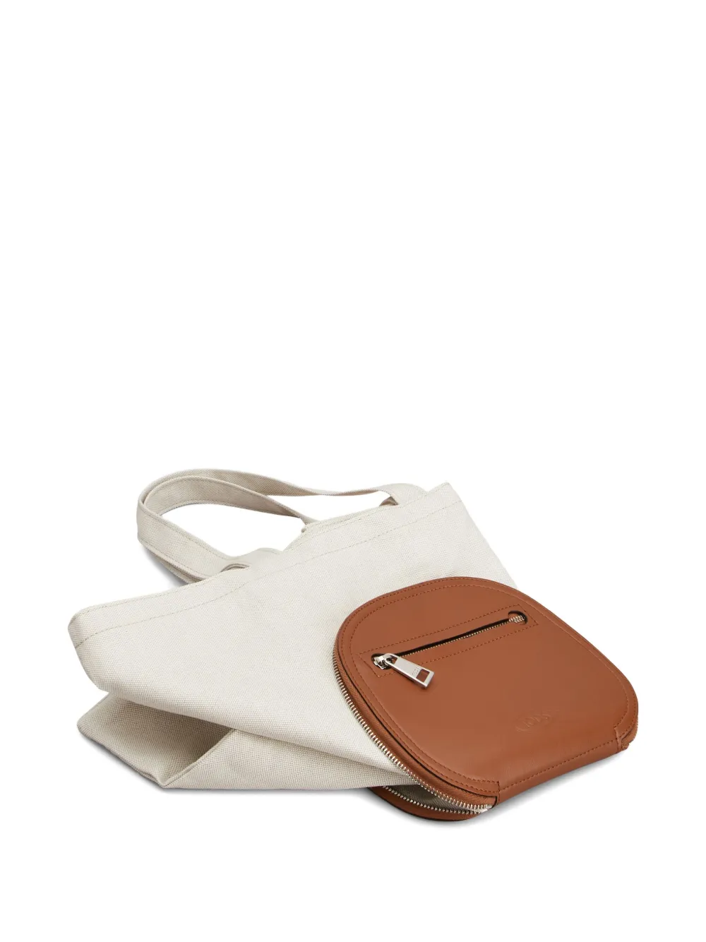 Tod's Shopper met afneembare buidel Wit