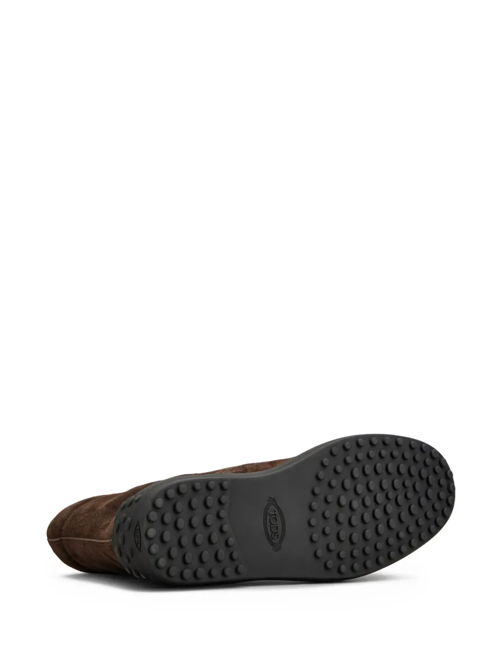 Tod's suede combat boots Brown