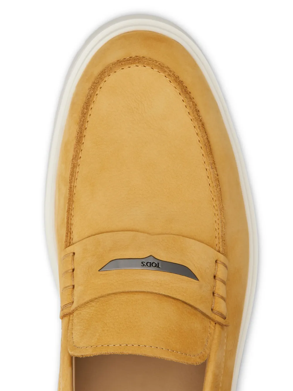 Tod's leather loafers Yellow