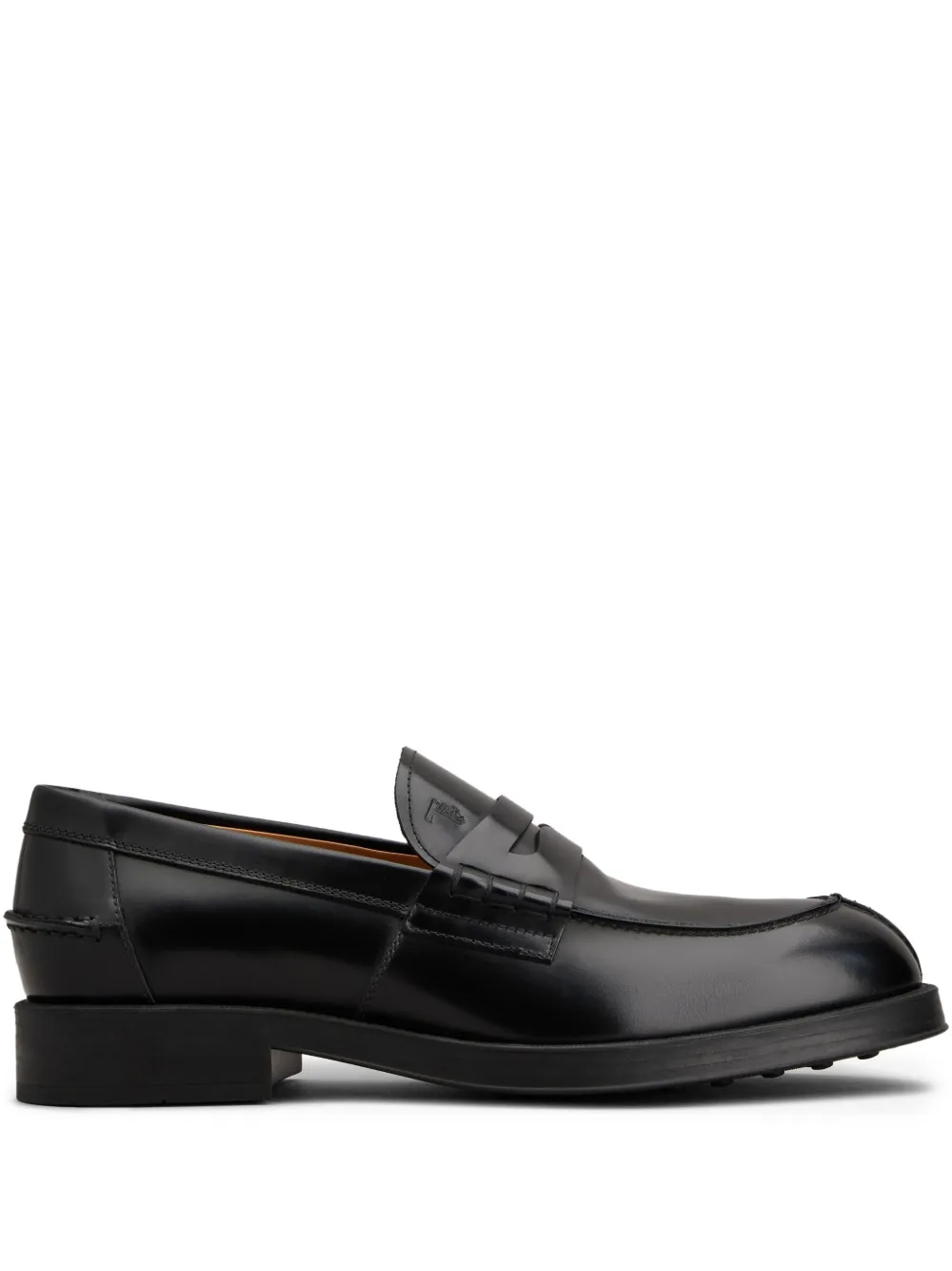 Tod's debossed-logo loafers | Black | Image 1