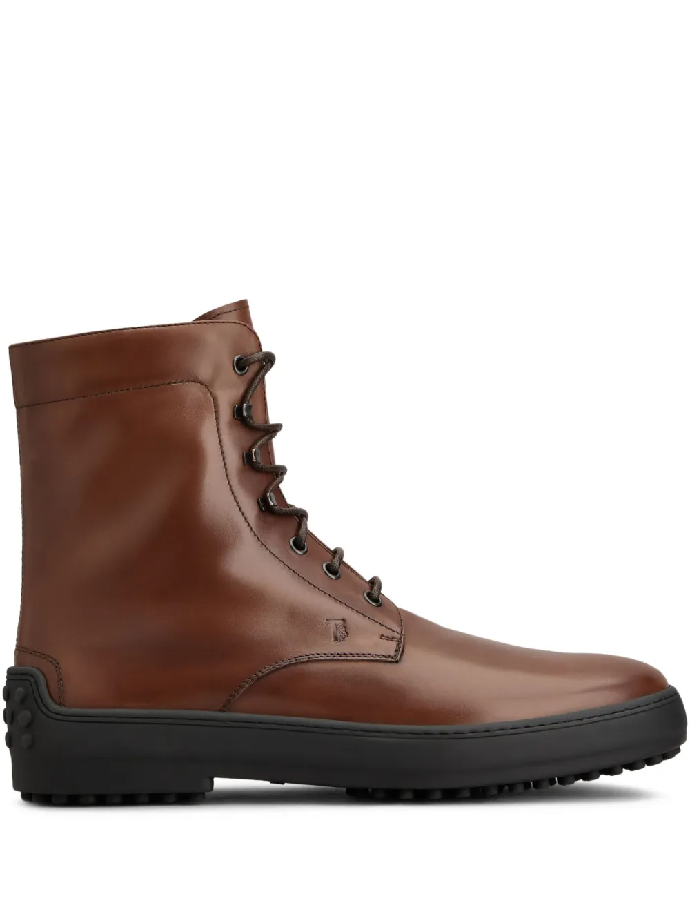 Tod's leather combat boots | Brown | Image 1