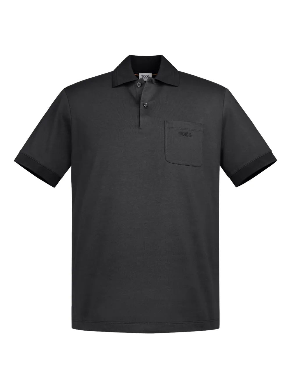 pocket-embroidered polo shirt