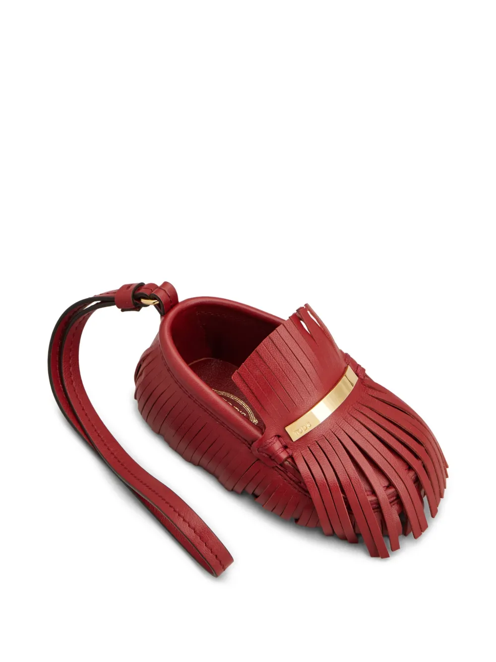 Tod's Loafer-vormige tassenbedel Rood