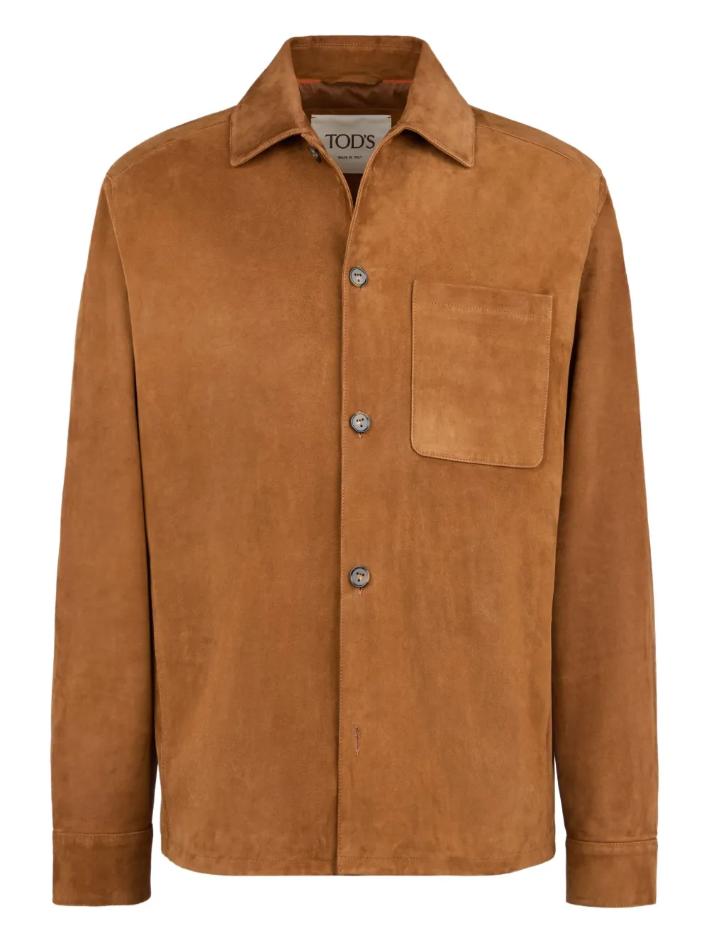 Pashmy suede shirt jacket